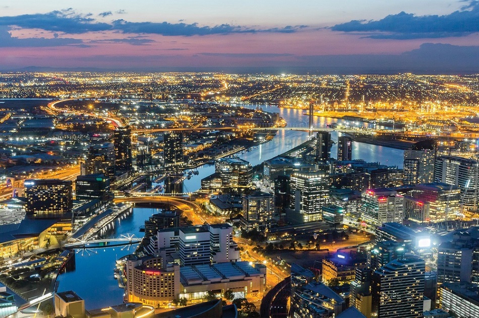 night time panoramic view