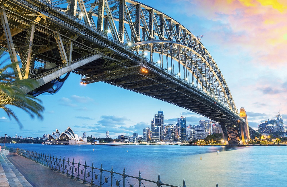 Sydney skyline and surrounding residential suburbs illustrating trends in the Sydney property market